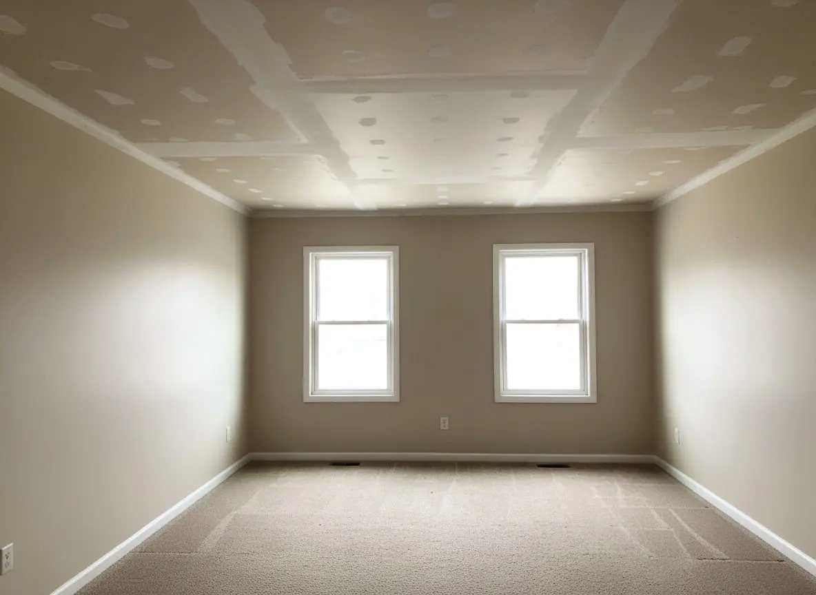 Ceiling replaced after an ice dam in Mead