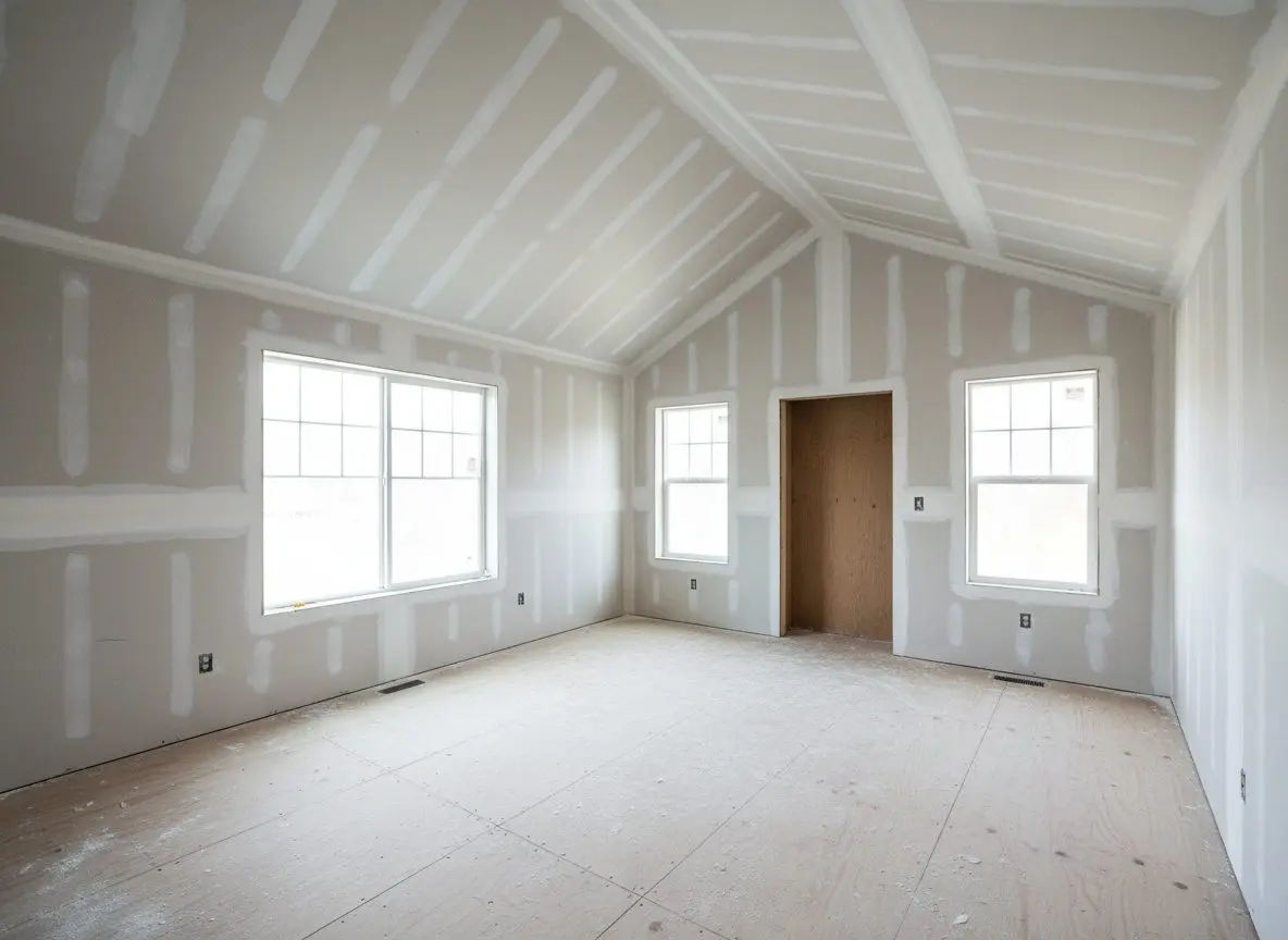 Vaulted ceiling hung new in Newman Lake