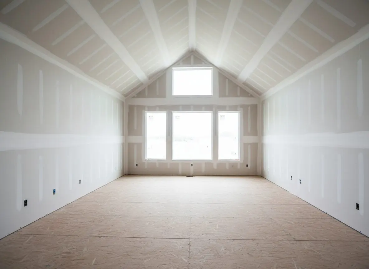 Vaulted great room hung in Liberty Lake