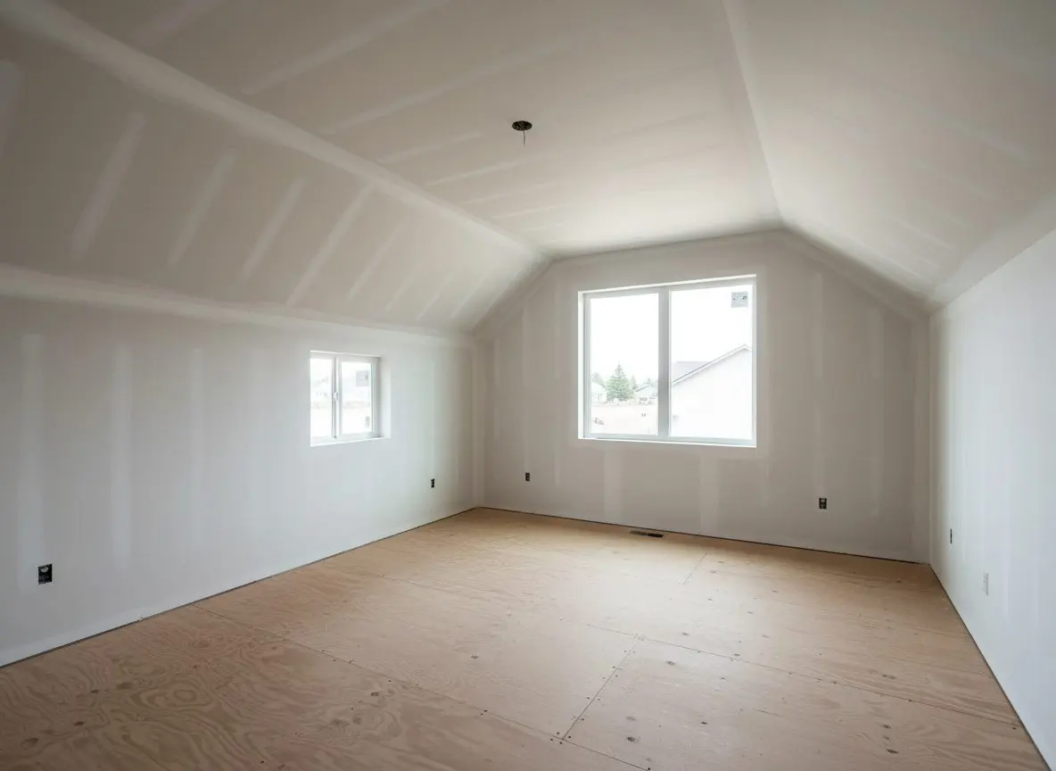 Bedroom addition over a garage in Mead