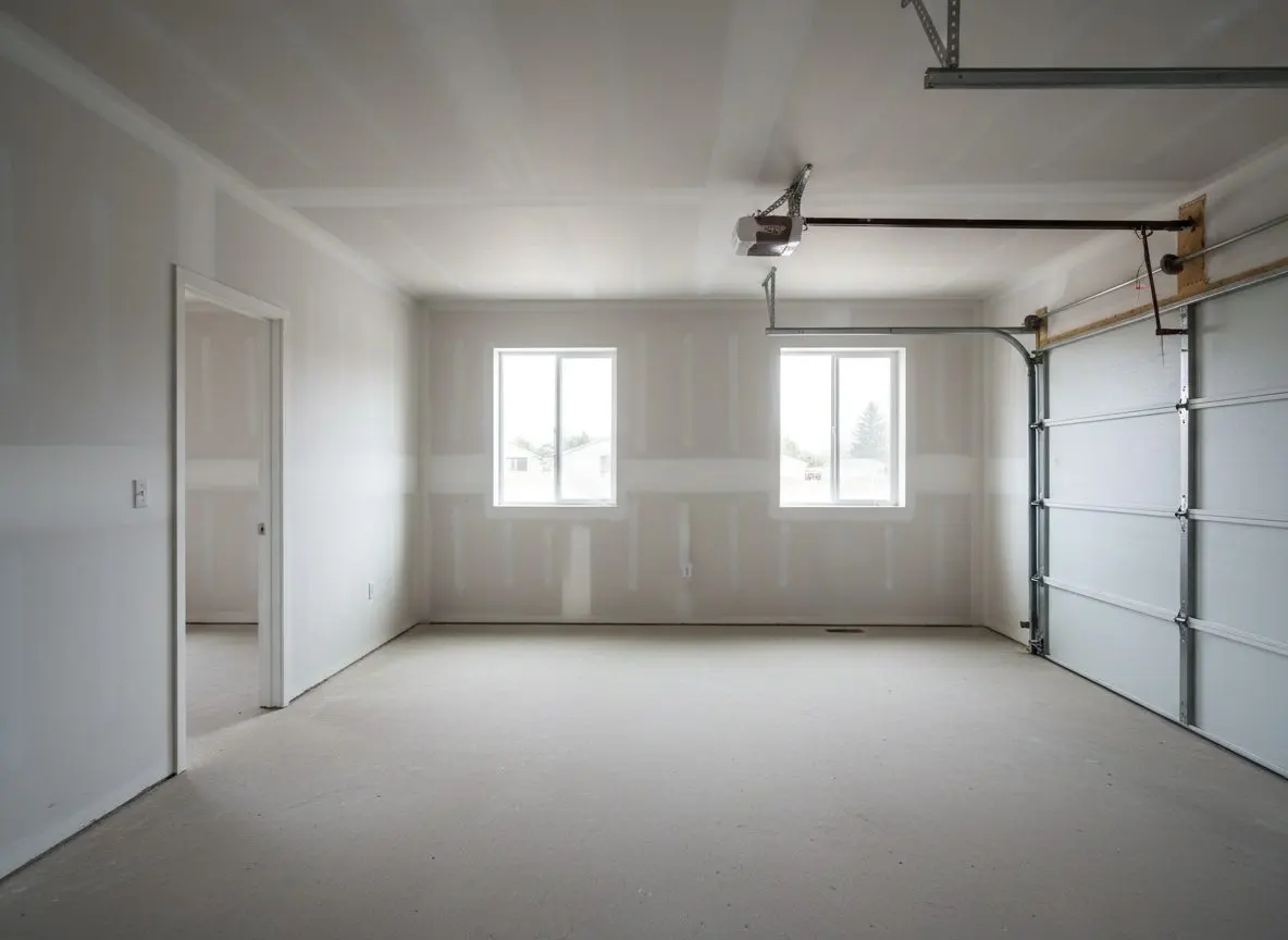 Garage finished, house matched in Deer Park
